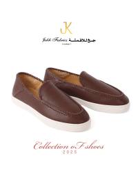 JKCH-(4) SHOES- جلد بني فاتح